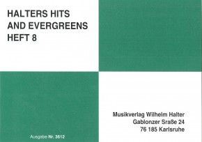 Halters Hits and Evergreens HEFT 8 <br /> 1. Klarinette in B