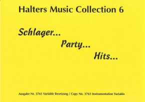 Schlager Party Hits <br /> 1. STIMME IN B: <br /> 1. Klarinette / 1. Flügelhorn / 1. Trompete / Sopransaxophon