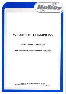 We are the Champions <br /> QUEEN / Freddie Mercury
