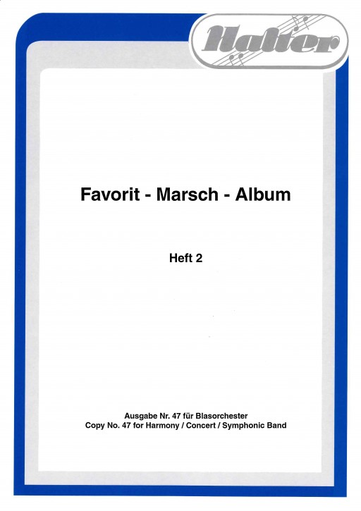 Favorit Marsch Album HEFT 2 <br /> Drumset