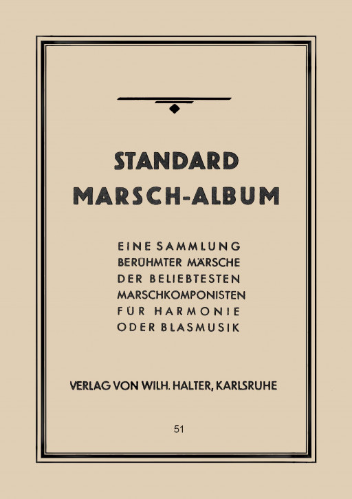 Standard Marsch Album <br /> Barytone / Euphonium en sib (clé de sol)