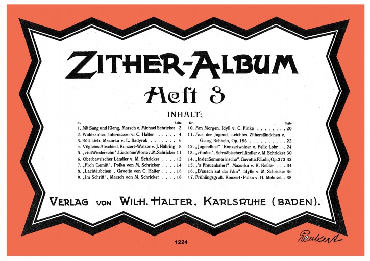 Zither Album - Heft 3