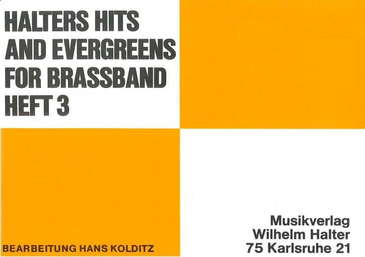 Halters Hits and Evergreens HEFT 3 <br /> 1er Cor en mib