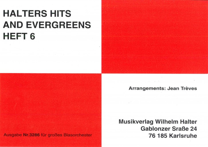 Halters Hits and Evergreens HEFT 6 <br /> 1st Bb Tenorsaxophone