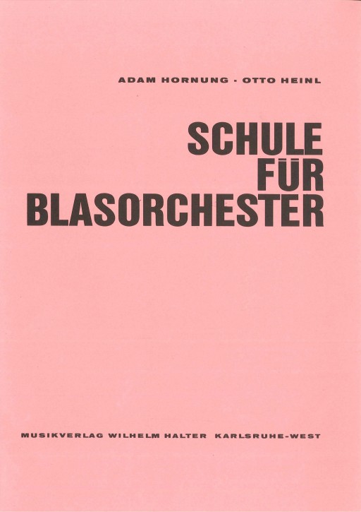 Schule für Blasorchester <br /> 3. Klarinette in B