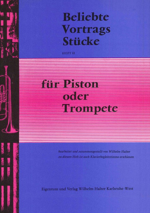 Beliebte Vortragsstücke für Trompete Heft 2 - Klavierstimme