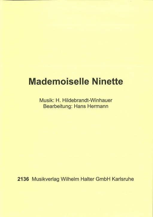 Mademoiselle Ninette