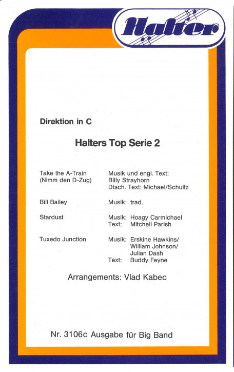 Halters Top Serie 2 <br /> AUSGABE FÜR BIG BAND