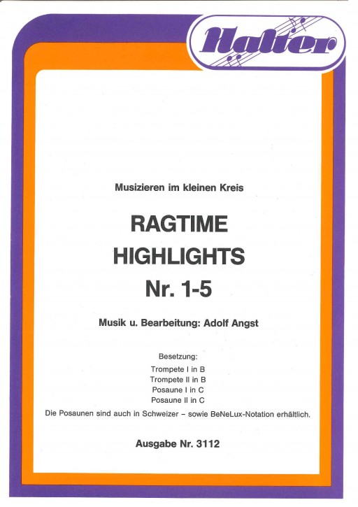 Ragtime Highlights Nr. 1-5