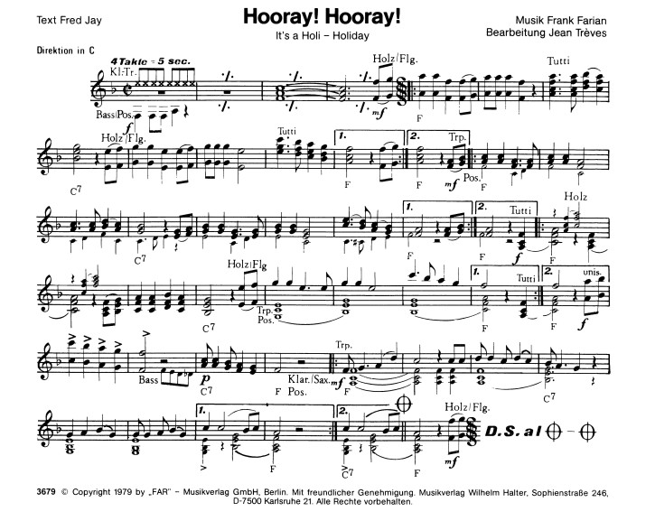 Hooray! Hooray! (it's a Holi-Holiday) <br /> Hooray Hooray it's a Holi-Holiday