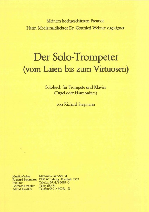 Der Solo-Trompeter (Der Solotrompeter)