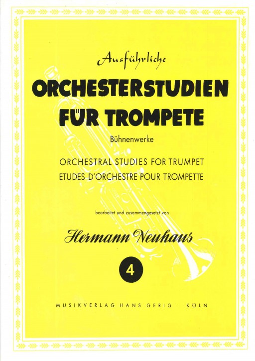 Ausführliche Orchesterstudien für Trompete - 4