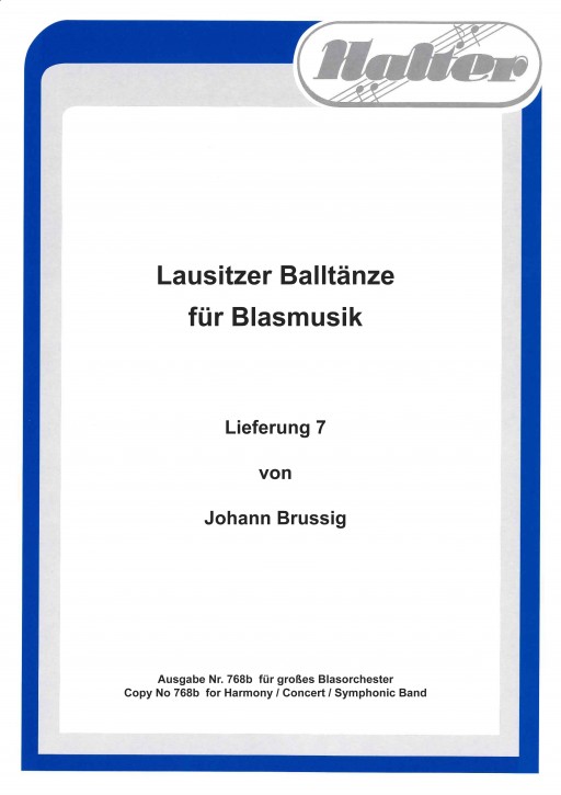 Lausitzer Balltänze 7 <br /> 1st Bb Clarinet