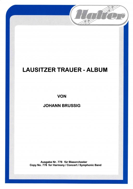 Lausitzer Trauer Album <br /> 3. Klarinette in B