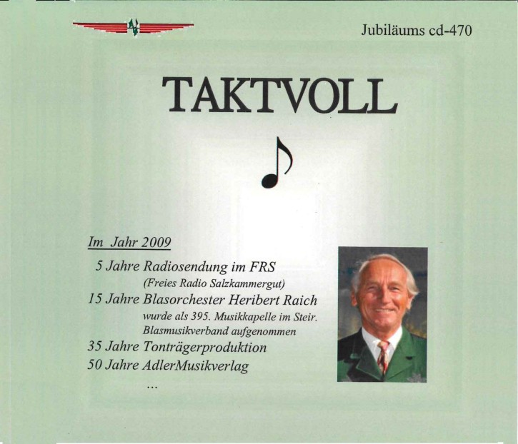 Taktvoll (Jubiläums CD) - ABVERKAUF