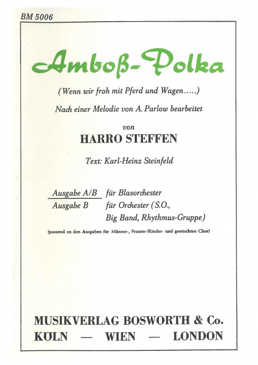Amboß Polka (Amboss Polka) - LAGERABVERKAUF