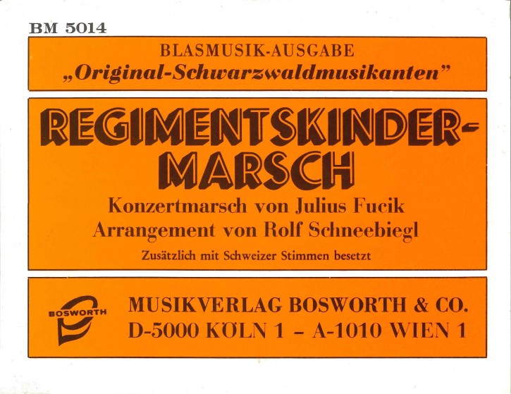 Regimentskinder Marsch - LAGERABVERKAUF