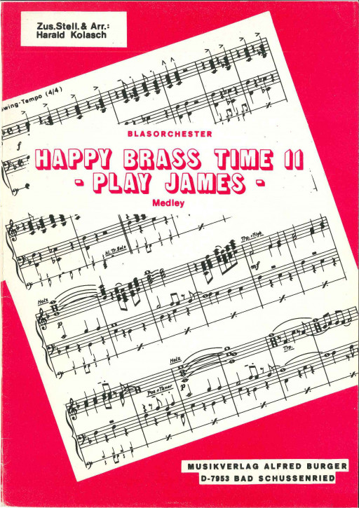 Happy Brass Time 2 / PLAY JAMES - LAGERABVERKAUF