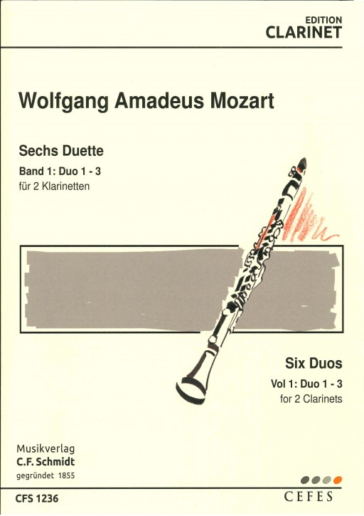 Sechs Duette für 2 Klarinetten BAND 1: Duo 1-3