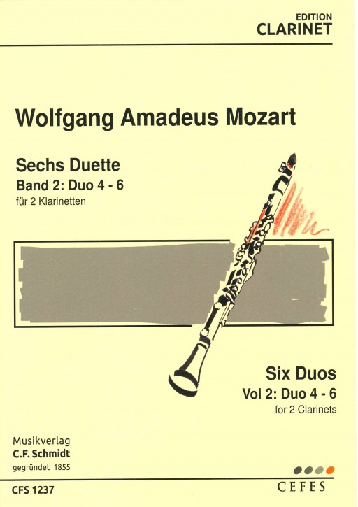 Sechs Duette für 2 Klarinetten BAND 2: Duo 4-6