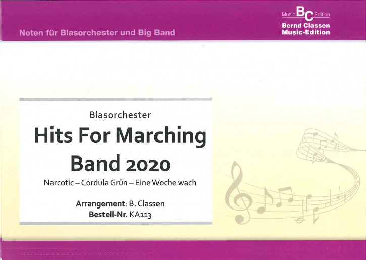 Hits for Marching Band 2020