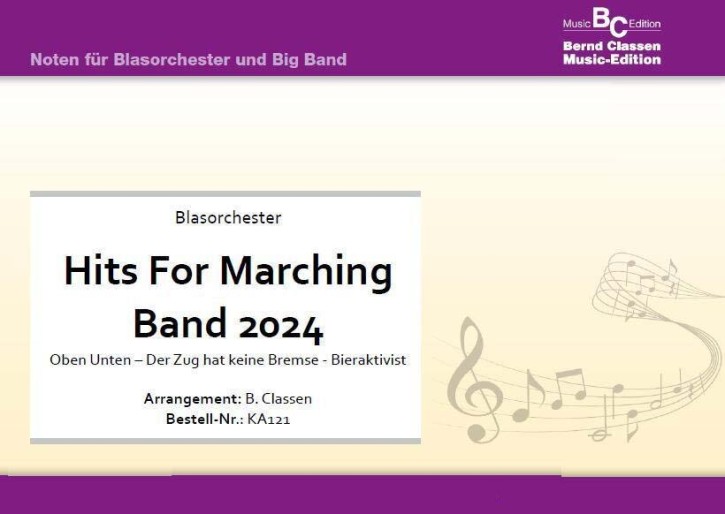 Hits for Marching Band 2024