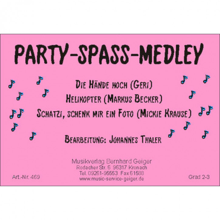 Party Spass Medley - für Kleine Blasmusik