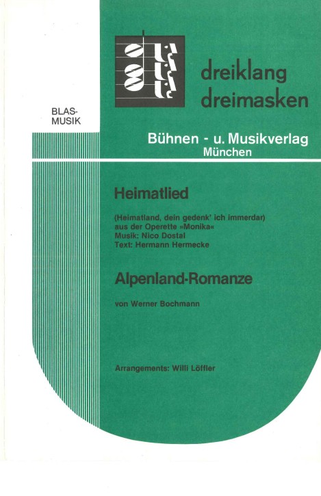 Alpenland-Romanze <br /> Alpenland Romanze <br /> (Widmung an Schliersee)