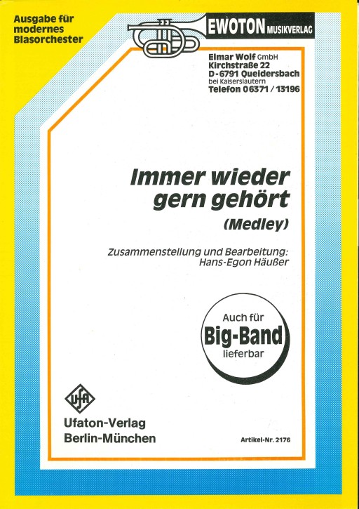 Immer wieder gern gehört - LAGERABVERKAUF