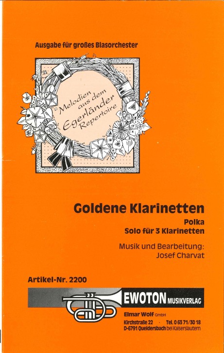 Goldene Klarinetten - LAGERABVERKAUF