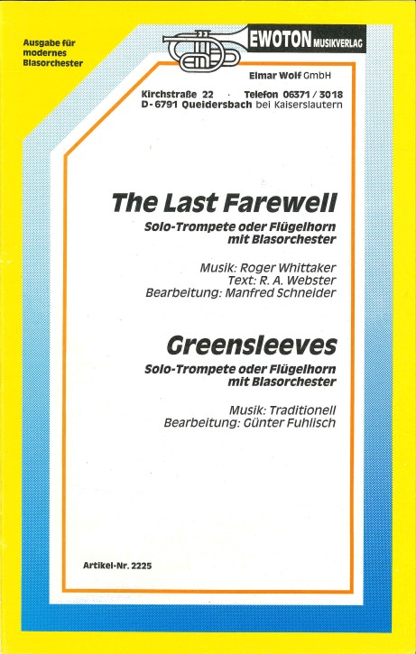 Greensleeves - LAGERABVERKAUF