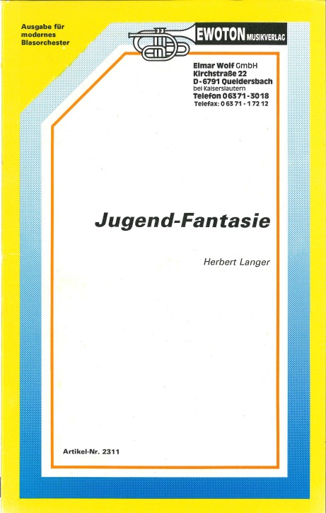 Jugend-Fantasie <br /> Jugend Fantasie - LAGERABVERKAUF