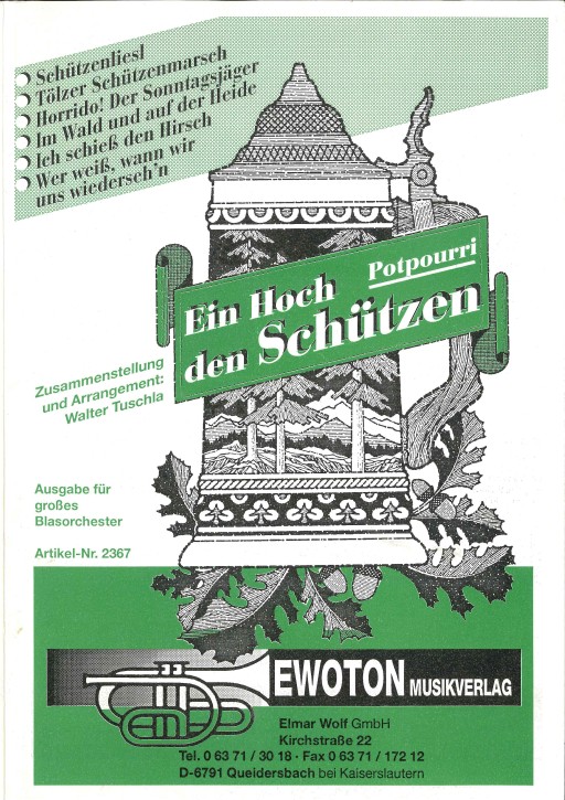 Ein Hoch den Schützen - LAGERABVERKAUF
