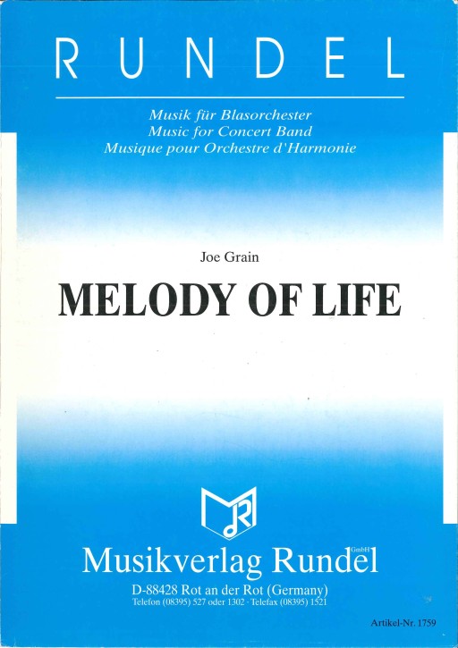 Melody of Life - LAGERABVERKAUF