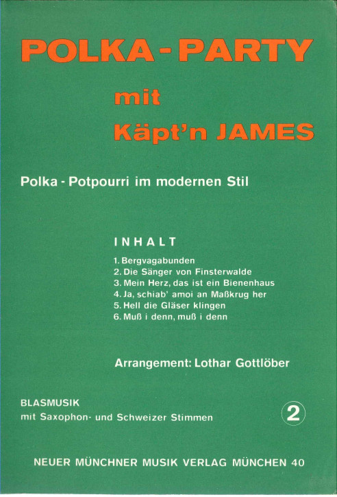 Polka Party mit Käptn James FOLGE 2 - LAGERABVERKAUF
