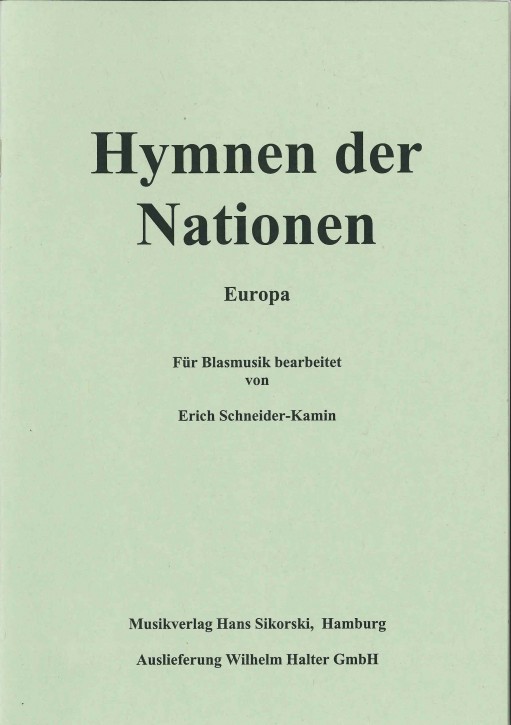 Hymnen der Nationen - EUROPA <br /> 2ème Barytone en sib (clé de sol)
