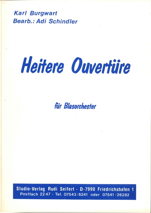 Heitere Ouvertüre - LAGERABVERKAUF