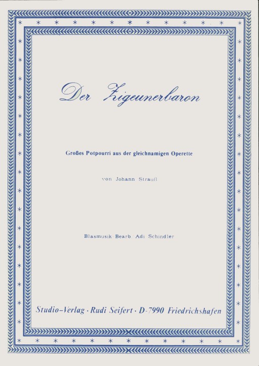 Der Zigeunerbaron - LAGERABVERKAUF