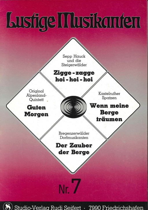 Lustige Musikanten <br /> HEFT Nr. 7 - AKKORDEON <br /> LAGERABVERKAUF