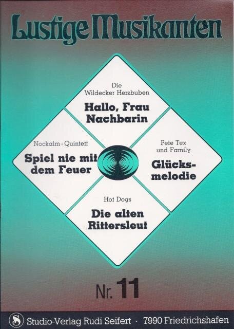 Lustige Musikanten <br /> HEFT Nr. 11 - AKKORDEON <br /> LAGERABVERKAUF