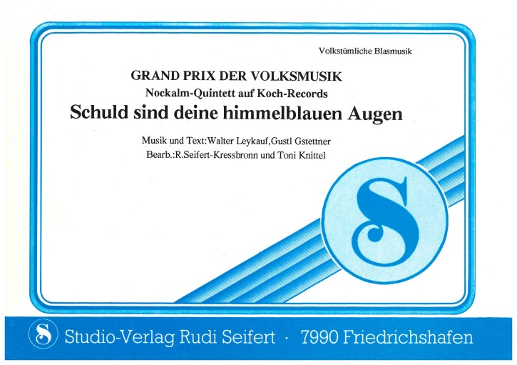 Schuld sind deine himmelblauen Augen - LAGERABVERKAUF