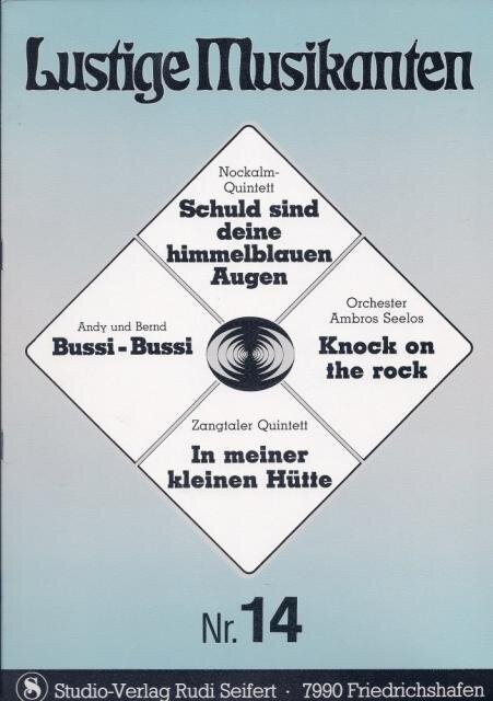 Lustige Musikanten <br /> HEFT Nr. 14 - AKKORDEON <br /> LAGERABVERKAUF