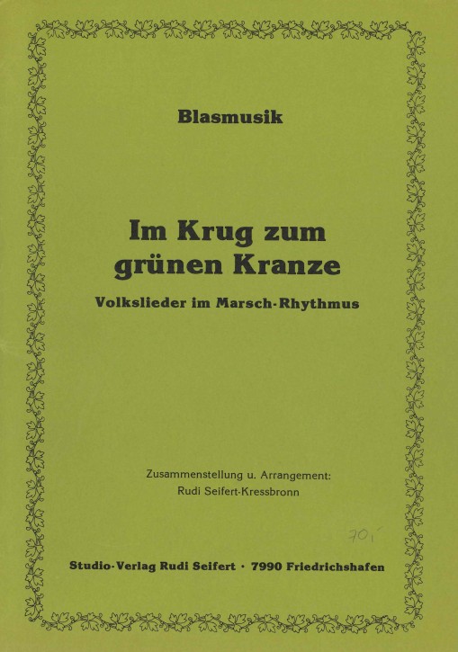 Im Krug zum grünen Kranze - LAGERABVERKAUF