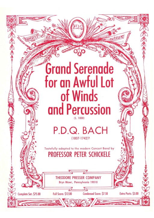 Grand Serenade for an Awful Lot of Winds and Percussion - LAGERABVERKAUF