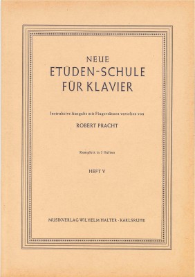 Neue Etüdenschule für Klavier - Heft 5