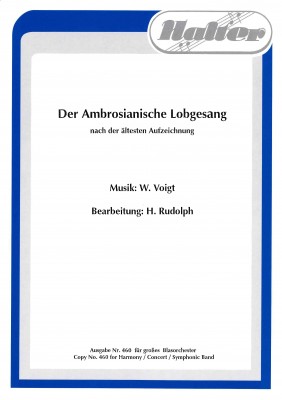 Der Ambrosianische Lobgesang - KLAVIER / DIREKTION