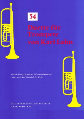 54 Duette für Trompete von Karl Lahn