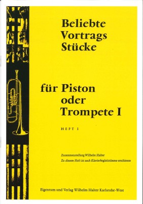 Beliebte Vortragsstücke für Trompete <br /> HEFT 1 - 1. STIMME