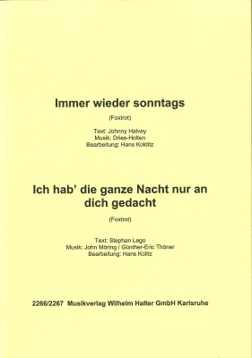 Immer wieder Sonntags