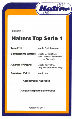 Halters Top Serie 1 <br /> AUSGABE FÜR BLASORCHESTER